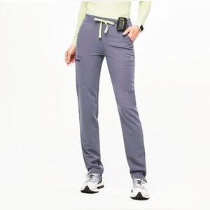 Figs Yola Scrub Pants in Space Navy
